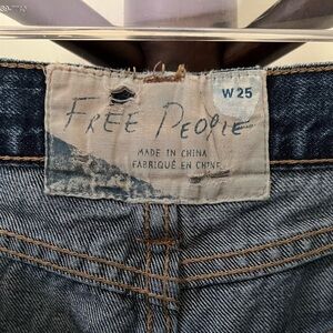 Free people capri jeans size 25w